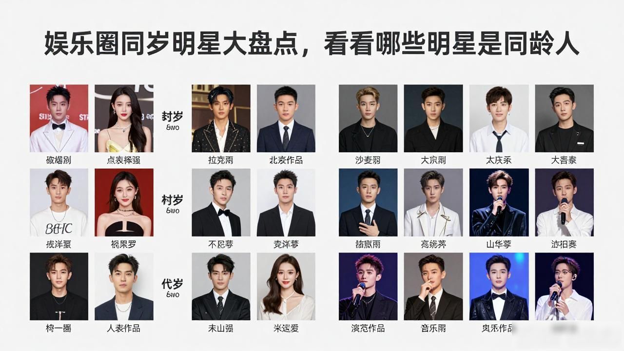 娱乐圈同龄人对比照_娱乐圈同龄_娱乐圈同岁明星有哪些